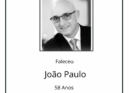 Faleceu João Paulo, aos 58 anos, natural de São Jorge da Beira, Covilhã.