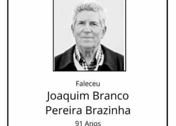 Faleceu Joaquim Branco Pereira Brazinha, aos 91 anos, natural de Silvares