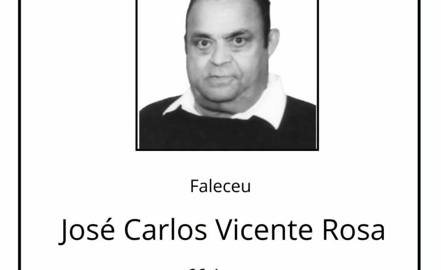 Faleceu José Carlos Vicente Rosa, aos 66 anos
