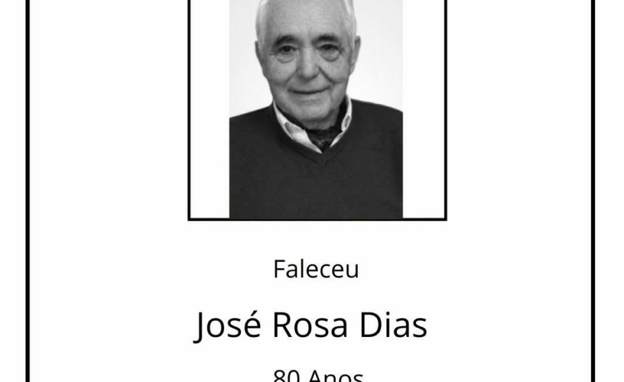 Faleceu José Rosa Dias, aos 80 anos, natural do Teixoso, Covilhã.