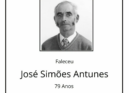Faleceu José Simões Antunes