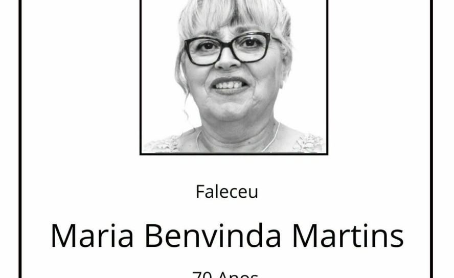 Faleceu Maria Benvinda Martins, aos 70 anos, natural de Taberna Seca.