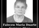 Faleceu Maria Duarte Campos Alves