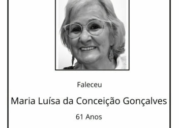 Faleceu Maria Luísa da Conceição Gonçalves, aos 61 anos, natural de Vilarinho