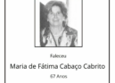 Faleceu Maria de Fátima Cabaço Cabrito, aos 68 anos