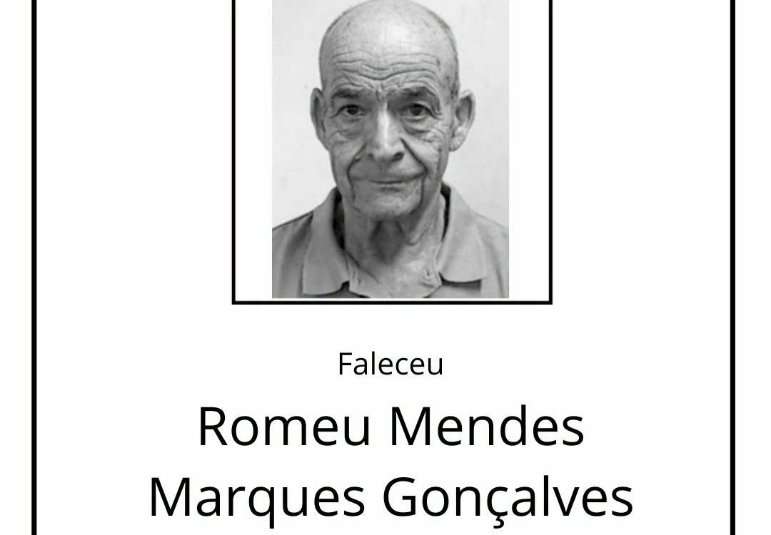 Faleceu Romeu Mendes Marques Gonçalves, aos 77 anos, natural de Barco, Covilhã.
