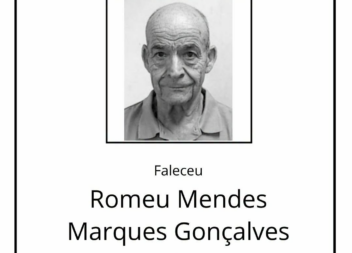 Faleceu Romeu Mendes Marques Gonçalves, aos 77 anos, natural de Barco, Covilhã.
