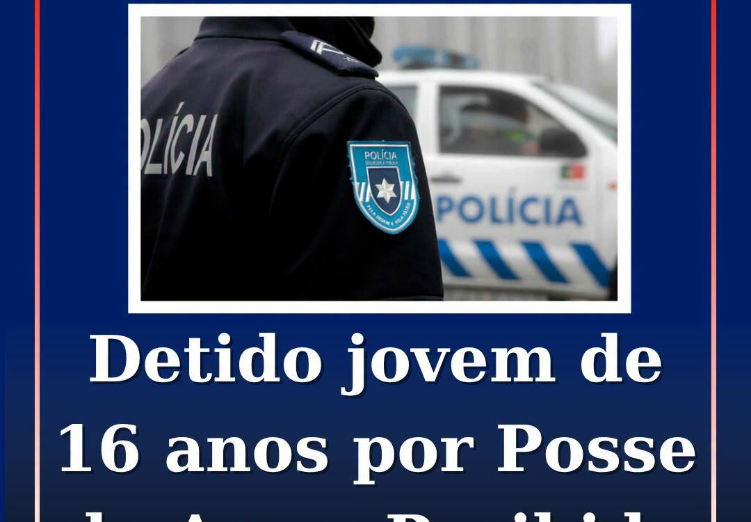 Foi detido, um jovem de 16 anos de idade, residente no concelho da Covilhã