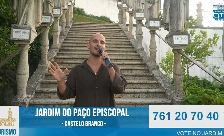 Francisco Ribeiro interpretou o seu tema "Quero Ficar" no apelo ao voto do Jardi
