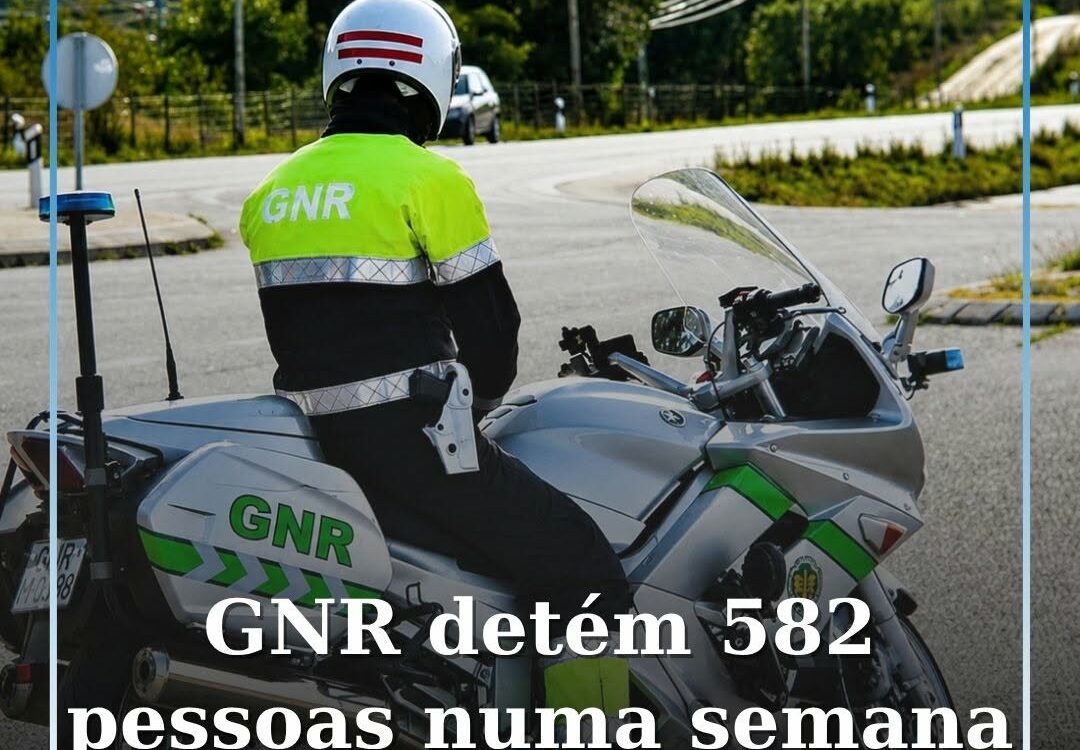 GNR detém 582 pessoas numa semana