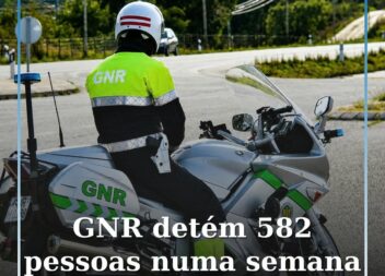 GNR detém 582 pessoas numa semana