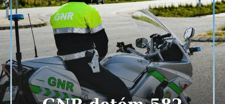 GNR detém 582 pessoas numa semana