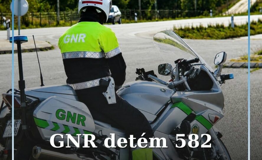 GNR detém 582 pessoas numa semana