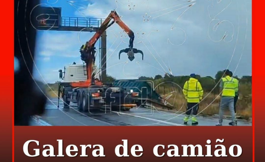 Galera de camião solta-se na A23