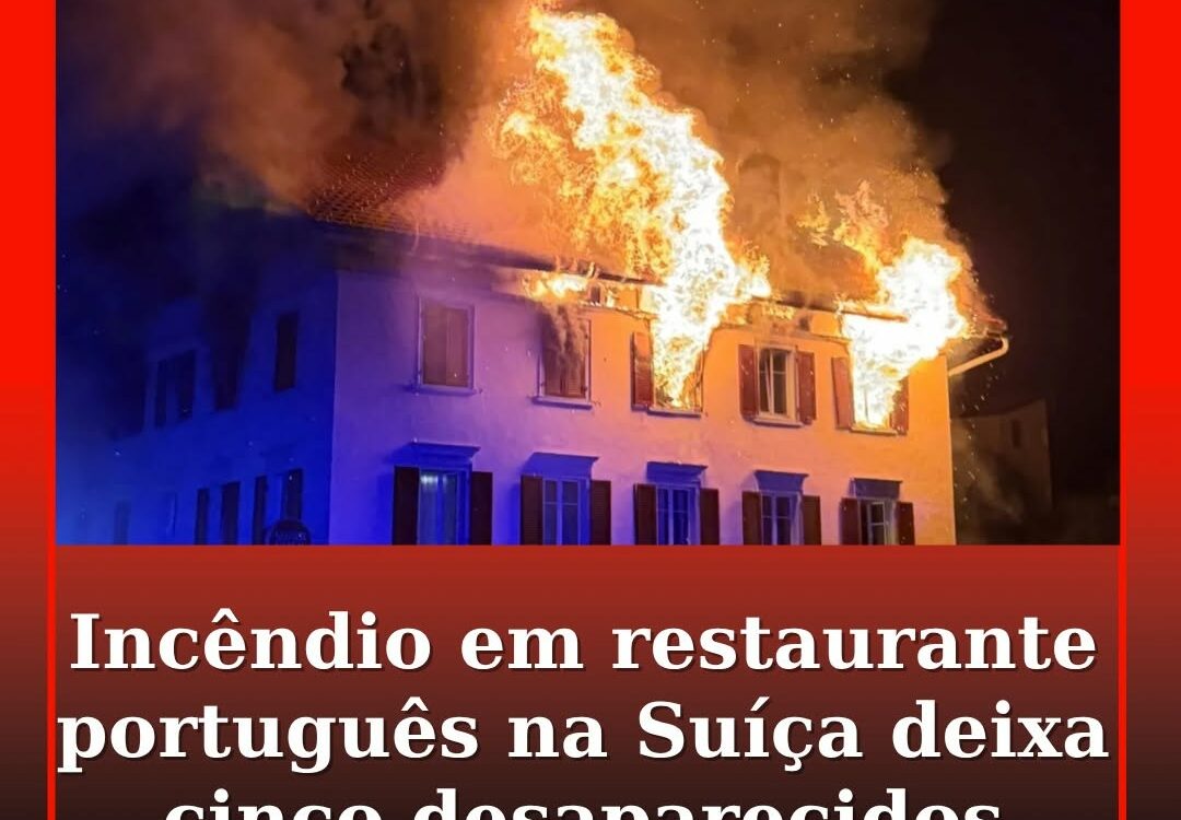 Incêndio em restaurante português na Suíça deixa cinco desaparecidos
