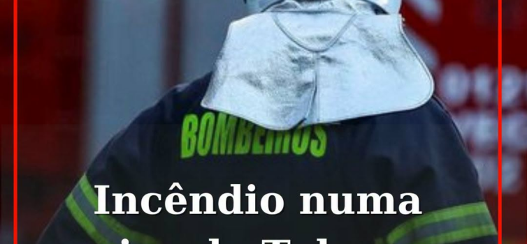 Incêndio numa caixa da Telecom em Castelo Branco