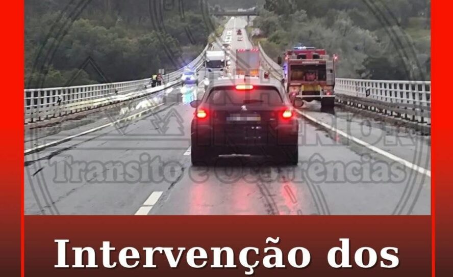 Intervenção dos Bombeiros no IC8