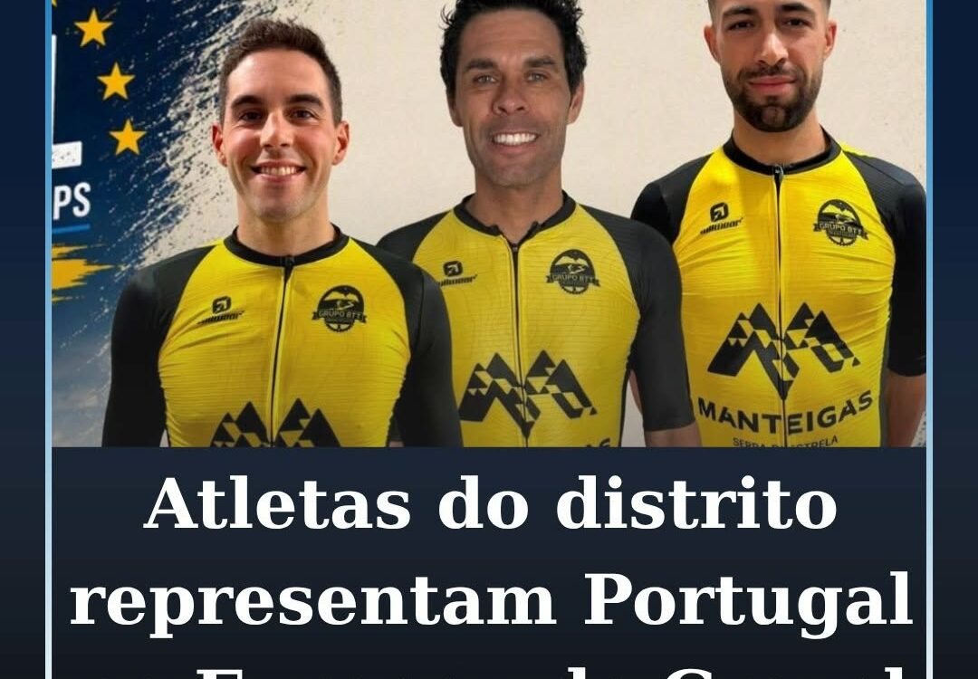 Joel Sousa, João Duarte e Pedro Pereira, atletas do distrito de Castelo Branco,