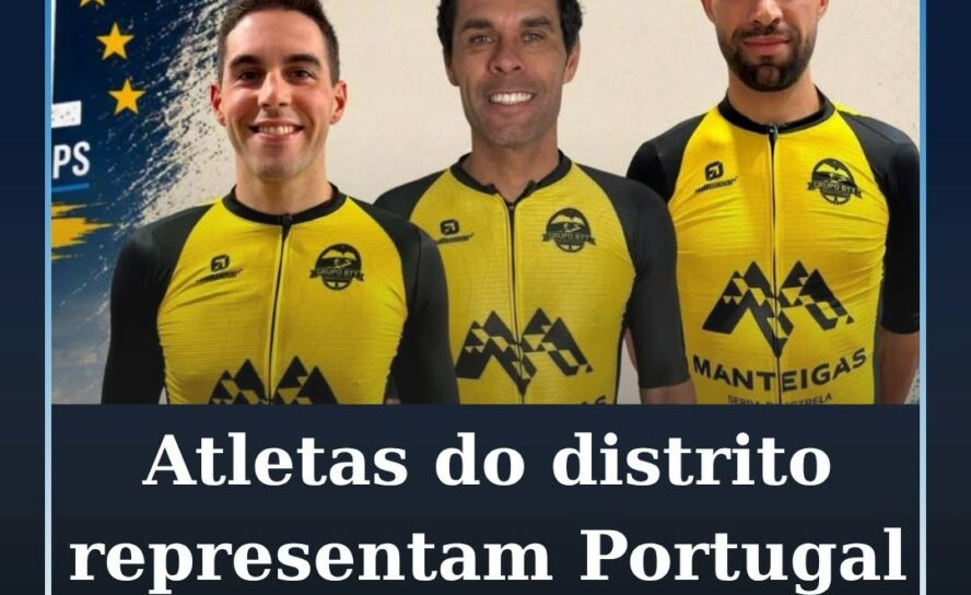 Joel Sousa, João Duarte e Pedro Pereira, atletas do distrito de Castelo Branco,