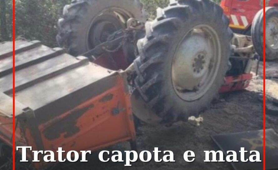 Jovem de 17 anos morre em capotamento de trator em Pinhel
