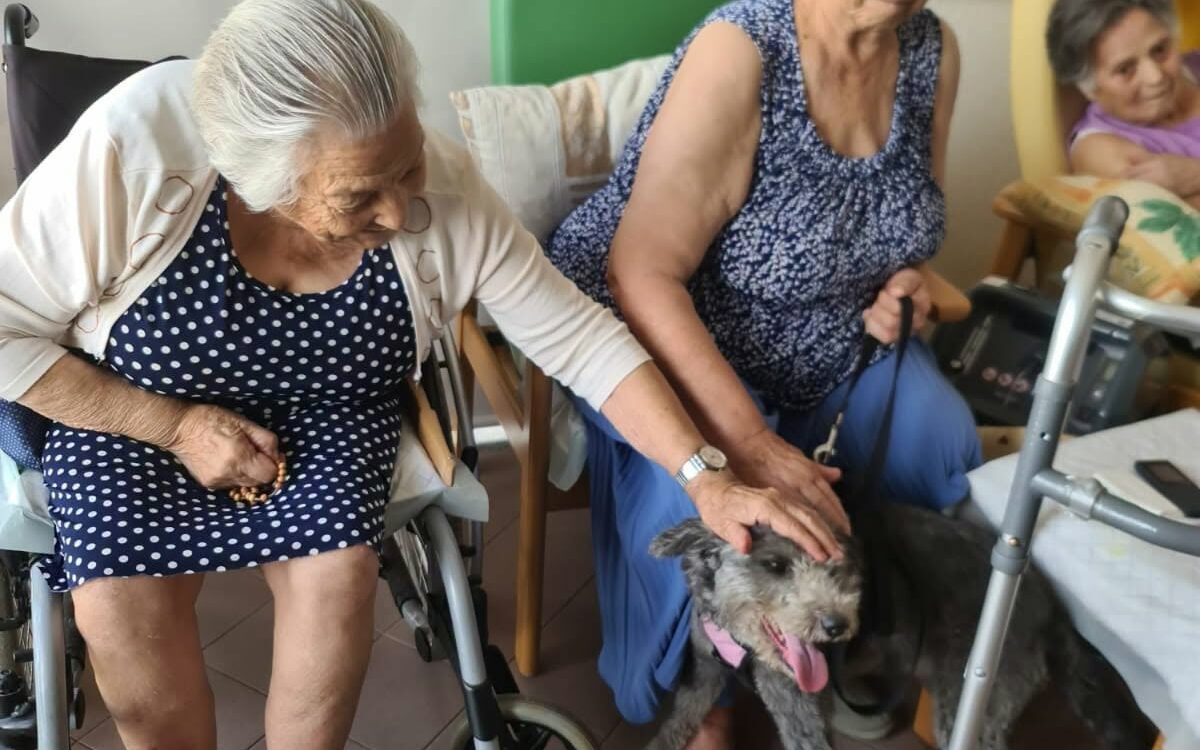 Lia leva carinho e sorrisos aos seniores de Tinalhas