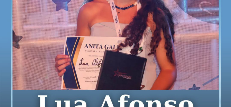 Lua Afonso conquistou  o prémio individual “Anita Gale Visionary Leadership Awar