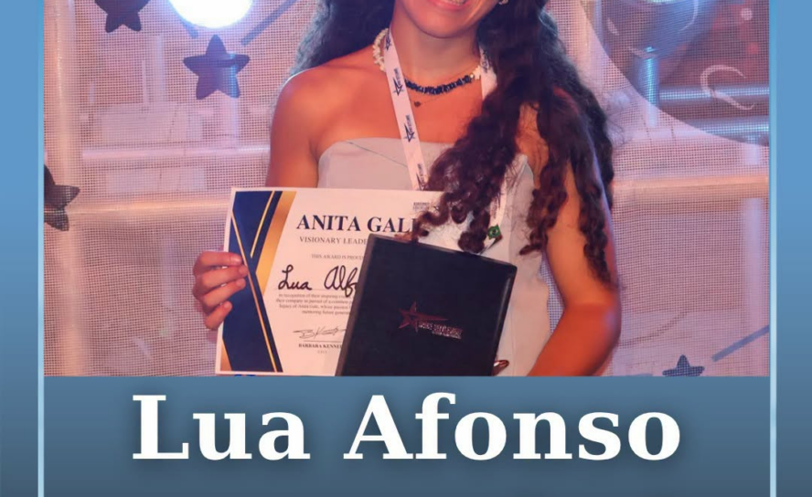 Lua Afonso conquistou  o prémio individual “Anita Gale Visionary Leadership Awar