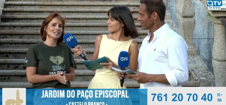 Madrinha Catarina Camacho, apela ao voto pelo Jardim do Paço Episcopal
