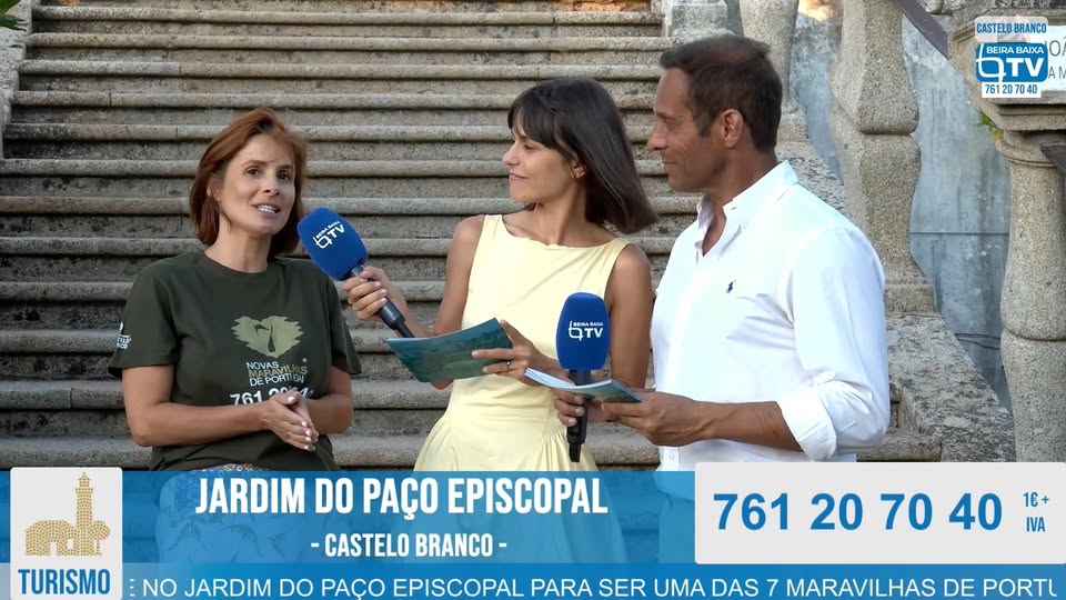 Madrinha Catarina Camacho, apela ao voto pelo Jardim do Paço Episcopal
