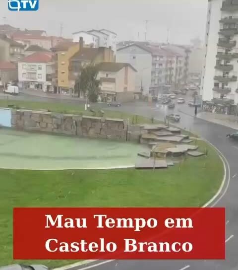 Mau tempo em Castelo Branco
