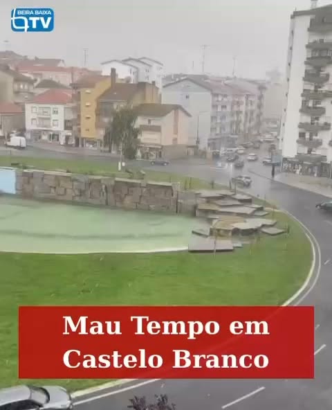 Mau tempo em Castelo Branco