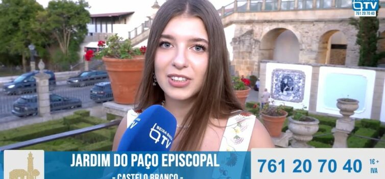 Miss Queen Beatriz Grecu, apela ao voto pelo Jardim do Paço Episcopal