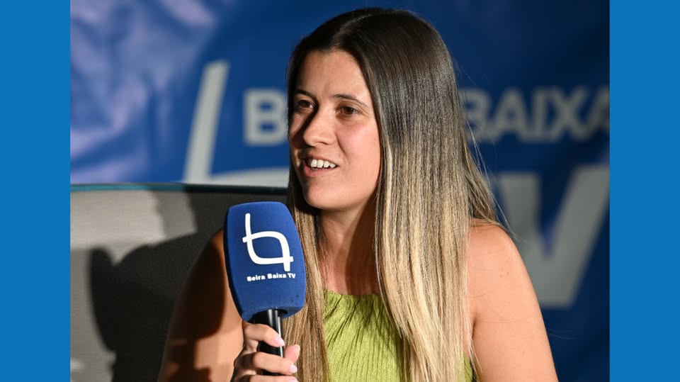 No estúdio ao ar livre da Beira Baixa TV, na XXVI Feira Raiana