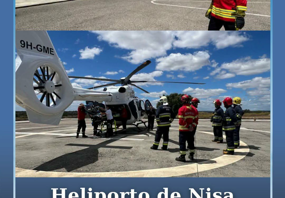 O Heliporto de Nisa recebeu, em apenas 72 horas