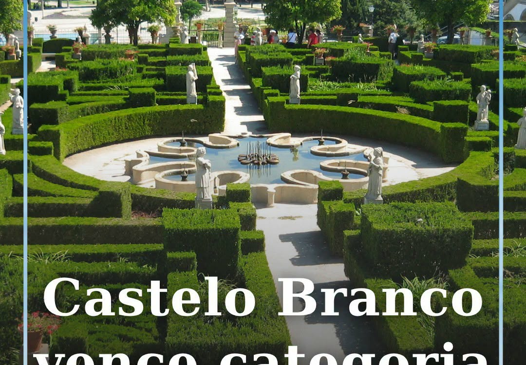 O Jardim do Paço Episcopal, em Castelo Branco