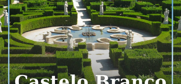 O Jardim do Paço Episcopal, em Castelo Branco