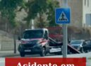 O alerta para a colisão de dois veiculos ligeiros na Av. Dia de Portugal