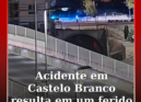 O alerta para a colisão de um veículo ligeiro e um motociclo na Rua Adelindo Sem
