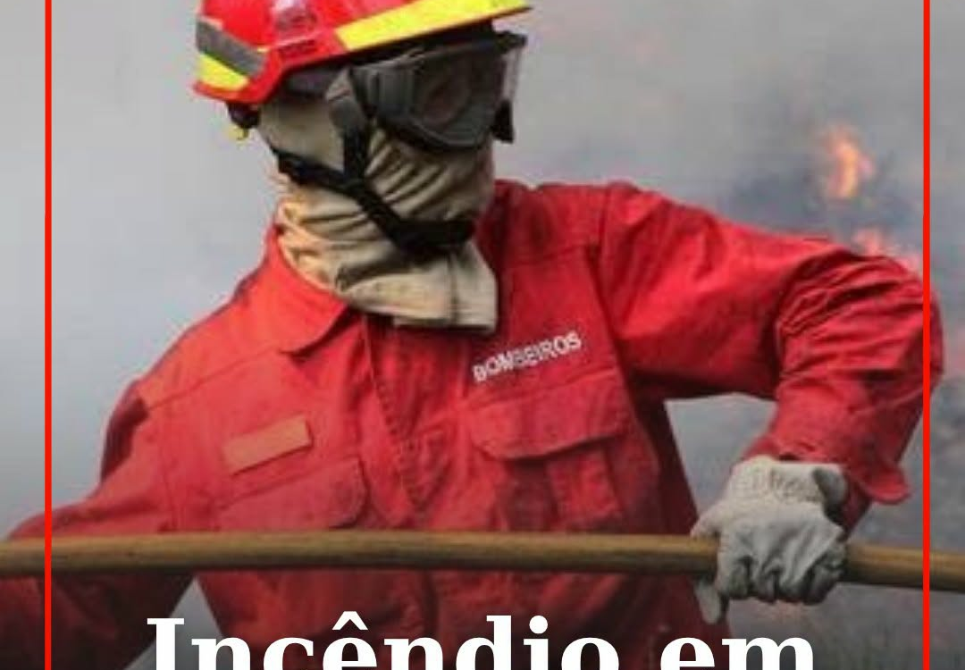 O alerta para o incêndio em zona de mato na freguesia de Alcains