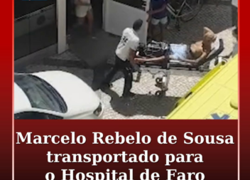 O ex-presidente da República Marcelo Rebelo de Sousa sentiu-se mal