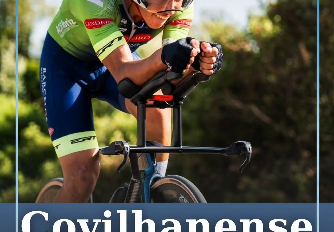 O jovem ciclista Francisco Macedo, natural da vila de Paul