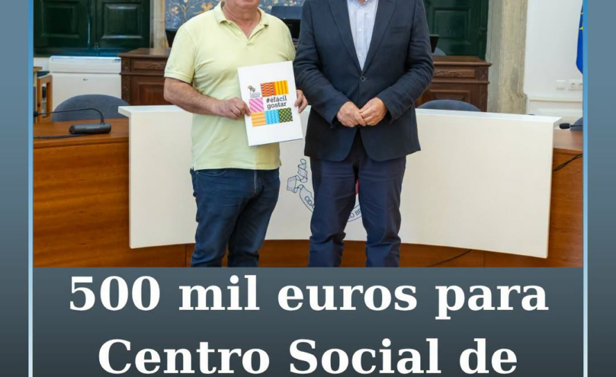 O município de Castelo Branco atribuiu uma verba de 500 mil euros ao Centro Soci