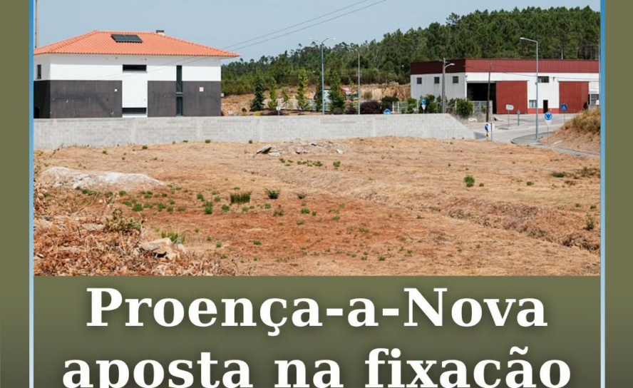 O município de Proença-a-Nova abriu concurso para a alienação de quatro lotes de
