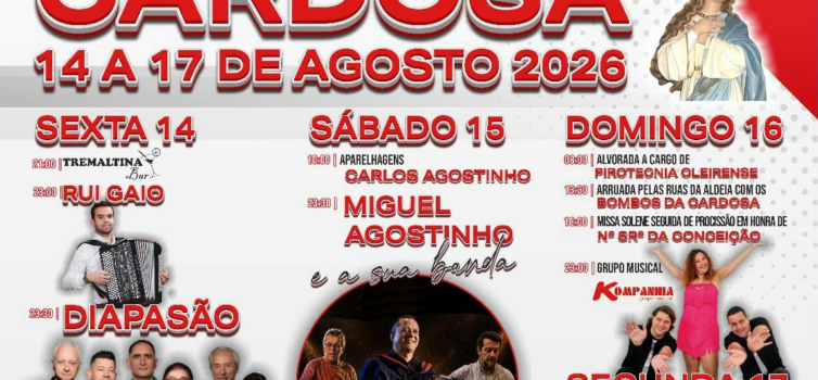 Os Grandiosos Festejos de Nossa Senhora da Conceição estão de regresso à Cardosa