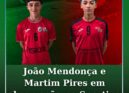 Os atletas João Mendonça e Martim Pires