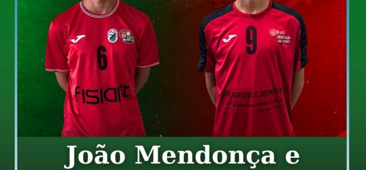 Os atletas João Mendonça e Martim Pires