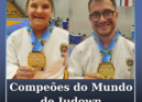 Os judocas Cláudia Gaspar e Diogo Côrte, da APPACDM de Castelo Branco