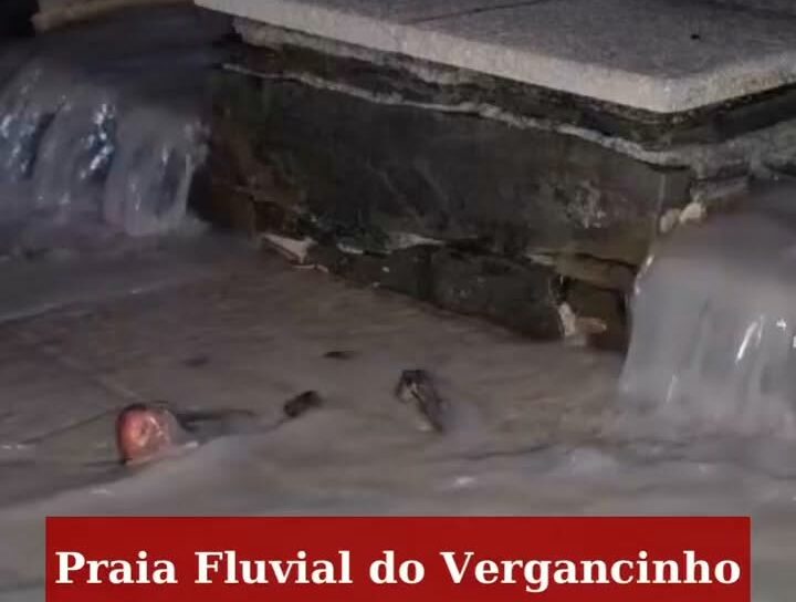Praia Fluvial do Vergancinho temporariamente encerrada devido à forte chuva