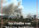 Um incêndio deflagrou esta quarta-feira, 5 de agosto