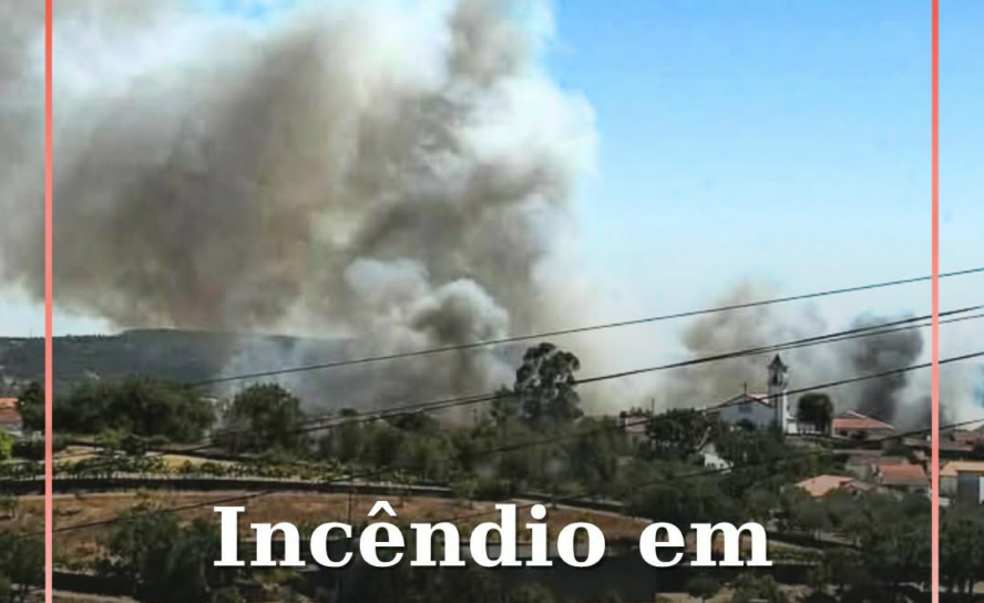 Um incêndio deflagrou esta quarta-feira, 5 de agosto